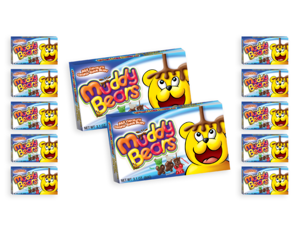 Muddy Bears® - Chocolate Covered Gummi Bear - 3.1oz/12ct (Case of 12)