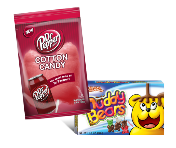 Dr. Pepper Cotton Candy 3.1oz & Muddy Bears® 3.1oz