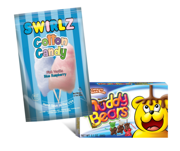 SWIRLZ Cotton Candy 3.1oz & Muddy Bears® 3.1oz
